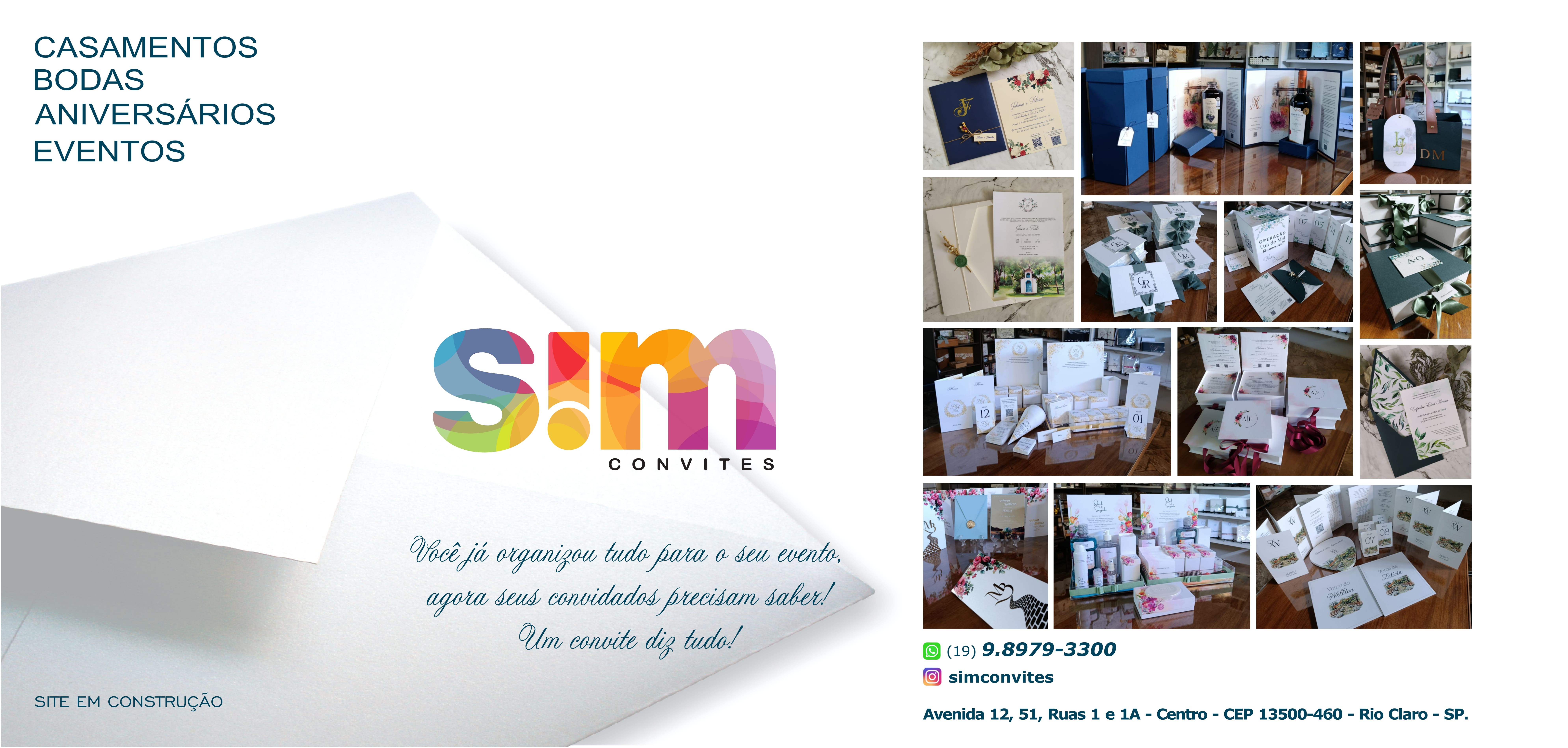 Sim Convites - Site em construção